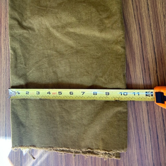 Urban Outfitters BDG Olive Green Cropped Corduroy Pants Workwear Utility 6/29 - Picture 8 of 9